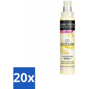 John Frieda – Spray – Sheer Blonde Go Blonder Lightening – Verhelderend effect – 100 ml - Bulkverpakking - 20 stuks