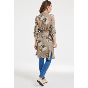 DIDI Dames Tunic Pepper Taupe Mazzo print maat 40