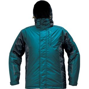 Cerva Dayboro winterparka petrol blauw maat M