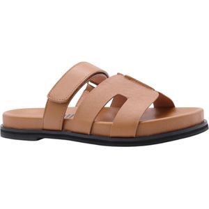 Bibi Lou - Instap Pantoffels - Bruin - Roze - Comfort