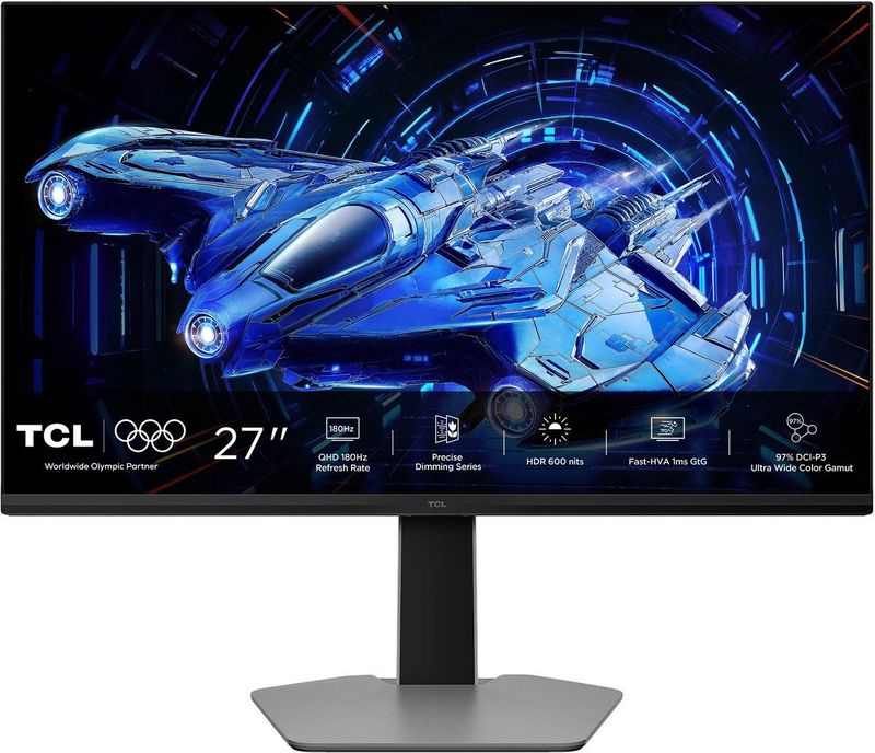 TCL - 27G64 - Gaming Monitor - QHD - 27 Inch - QLED - 180Hz
