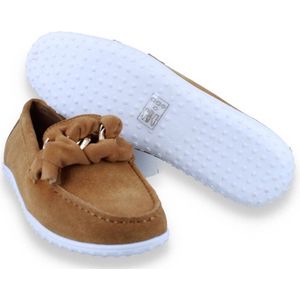 Crinkles Dames Moccasins | Cognac | Maat: 39