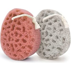 Diepe Reiniging Loofah Spons voor Bad en Douche - Set van 2