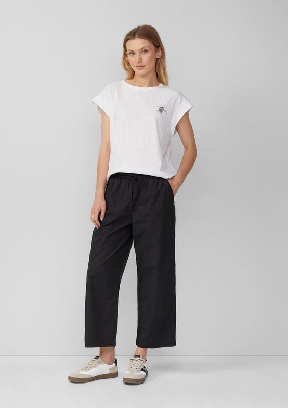 Broek - Relaxed-fit Culottes - Katoenmix