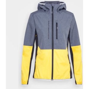 Icepeak Delli windjack - Grijs/Geel - Dames - Maat XXL