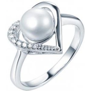 N3 Collecties 925 Sterling Zilveren Wit Natuurlijke Parel Ring Voor Vrouwen