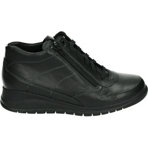 Durea - 9721 K - Hoge sneakersVeterlaarzenDames veterschoenenDames sneakersHalf-hoge schoenen - Kleur: Zwart - Maat: 35.5