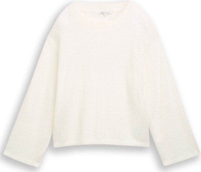 Tom Tailor Denim Gebreide trui van vezelgaren