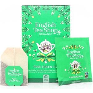 English Tea Shop - Pure Green Tea - pure groene thee - Biologisch - 1 doosje thee