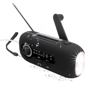 Noodradio - AM/FM Radio - Met Batterijvoeding en Telescopische Antenne