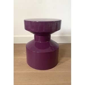 Colmore - Side Table dark purple ir/enamel - Bijzettafel - paars