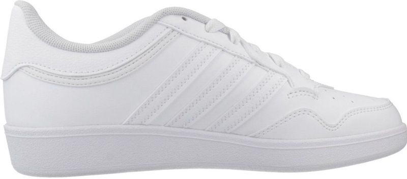 Adidas - Hoops 4.0 - Schoenen - Wit - Synthetisch Leer - Rubberen Cupsole