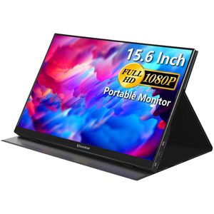 Elcostar Pro Portable Monitor 15.6 Inch - Full HD - IPS Beeldscherm - USB-C monitor - Draagbare Gaming Monitor - HDMI - 2025 model