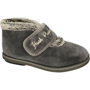 Hush Puppies -Dames -  grijs  donker - pantoffels - maat 38