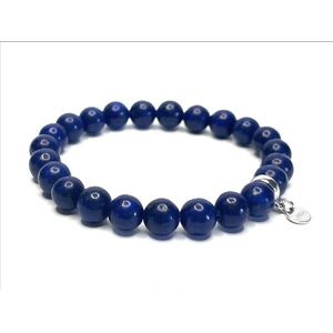 Jolla - dames armband - kralen armband - zilver - Mix & Match - Lapis Lazuli