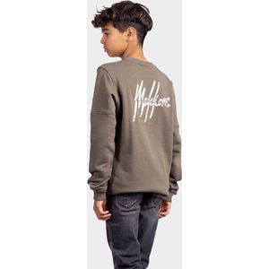 Malelions Split Essentials Sweater Kids Bruin - Maat: 140