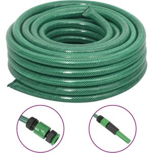 vidaXL-Tuinslang-met-koppelingsset-0,9''-100-m-PVC-groen