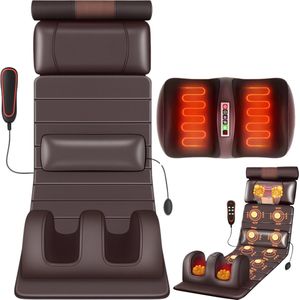 AlienComfort™ Massagemat I.O. - Shiatsu Massagestoel – Massagemat - Rugmassage en Nekmassage apparaat - Massagekussen