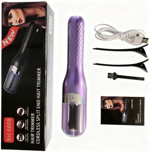 Haar kam - Split end trimmer - Draadloos - Split end trimmer - Haarpunten trimmer - Haar En Verzorging - Voor Gespleten Haarpunten - pluizig, droog, beschadigd, gebroken en krullend haar - Paars