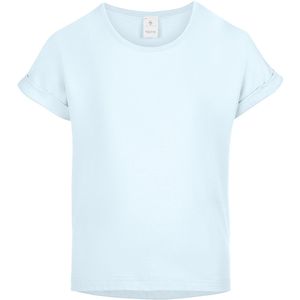 Merry Style Meisjes T-shirts Sport – Meisjes Crop – Gym – Yoga – Hardlopen – Lichtblauw – 116 - MS-MS10-468-BL