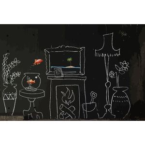 BANKSY Camden Goldfish Room Canvas Print