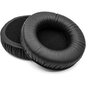 YIVO Premium Oorkussens 70mm - Zwart, Memory Foam, Kunstleer