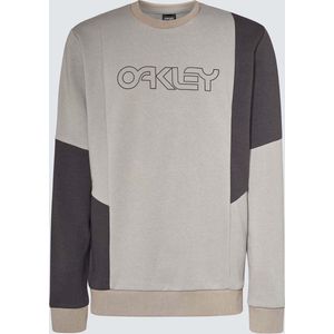Oakley Throwback Crew Rc Sweatshirt - Stone Gray