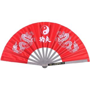 Tai-chi fan - Chinese Kung Fu - Martial Arts Foldable Dance Fan - Stainless Steel Kung Fu Equipment