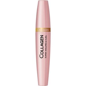 Collagen Super Volume & Curl Mascara - Řasenka Pro Objem + Natočení Řas 12 Ml