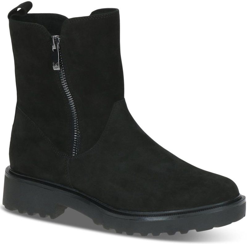 CAPRICE - Enkellaarsjes - Zwart - Leer - Suède