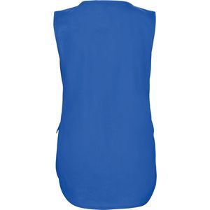 Schort/Tuniek/Werkblouse Dames L/XL Kariban Light Royal Blue 65% Polyester, 35% Katoen