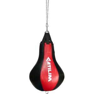 ATILIM FightersGear PearShaped heavy bag / bokszak (Black-Red)