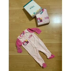 Minnie mouse bospakje - met voetjes maat 18 maand