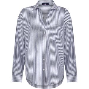 Jimmy Sanders Blouse  navy / wit