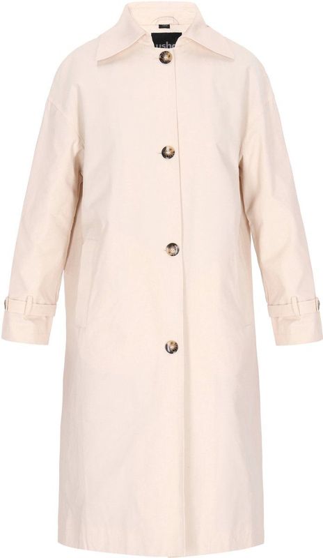 usha - Jas - Lang - Regular Fit - Met Knoopsluiting - Twee Zakken