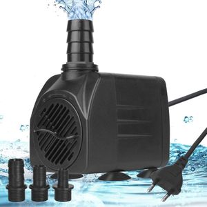 Aquariumpomp 1500L/H - Geluidsarme Dompelpomp met Verstelbare Waterstroom en 3 Sproeiers voor Vijvers en Beelden