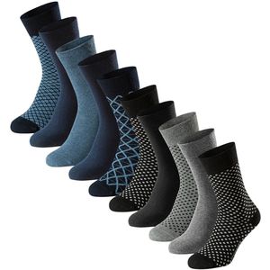 Schiesser Heren sokken 10 pack Bluebird