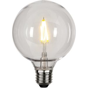 Prikkabel - G95 bol - E27 - 1W - Extra Warm Wit - 2700K - Filament - Helder