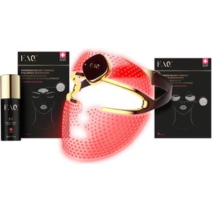 FOREO FAQ 202 LED Lichtmasker + Microneedling HA Patches voor Ogen & Voorhoofd