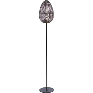 Light & Living Vloerlamp Yaelle - 165cm hoog - Antiek Brons/Mat Zwart