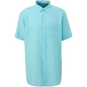 Overhemd - Effen - Linnen - Knoopsluiting - Regular Fit