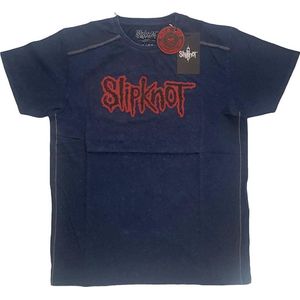 Slipknot - Logo Heren T-shirt - 2XL - Blauw