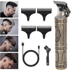 Cordless Haartrimmer voor mannen - USB Type-C Oplaadbaar - Baardtrimmer Set voor het bijwerken en vormgeven van baard