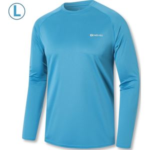 Livano Rash Guard - Surf Shirt - Zwemkleding - UV Beschermende Kleding - Voor Zwemmen - Surfen - Duiken - Koningsblauw - Maat S
