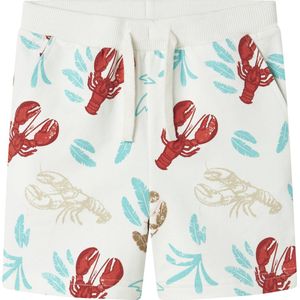 Name It mini jongens short FIN Cloud Dancer Regular Fit