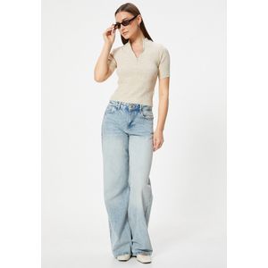 Koton - BSC - Sweater - Rechte Kraag - Rits Gedetailleerd