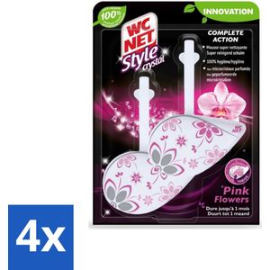 WC Net - Toiletblok - Frisse Bloemen - 2 Blokjes - Voordeelverpakking - 4 stuks