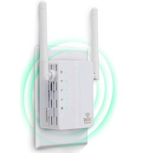 Netwerkrouter met Signaalversterker - WiFi Repeater & Wireless N-Extender 300 Mbps - 2 Externe Antennes - Router / AP / Repeater Modus