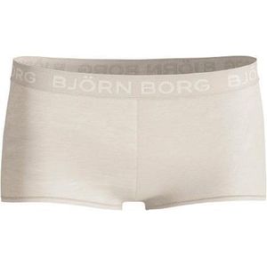 Björn Borg-ICONIC COTTON MINI SHORTS, BB Iconic Seasonal Soli-Gray Morn-XS-Dames