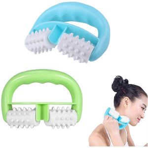 Unyqoos® Set van twee ergonomische massagerollers voor een gladde en gezonde huid